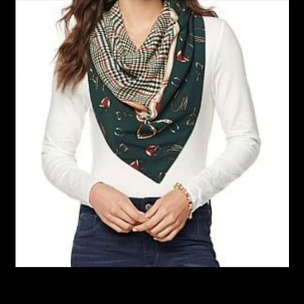 NWT Jeffrey Banks Equestrian Scarf